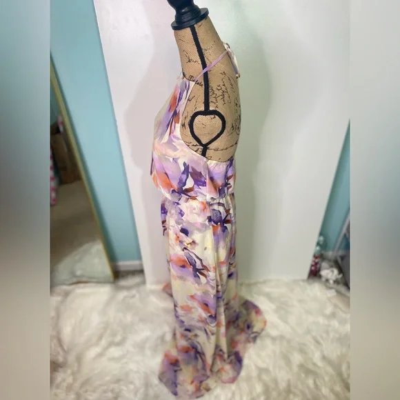 #371 Show Me Your Mumu Heather Halter Maxi Dress size S - Picture 6 of 11